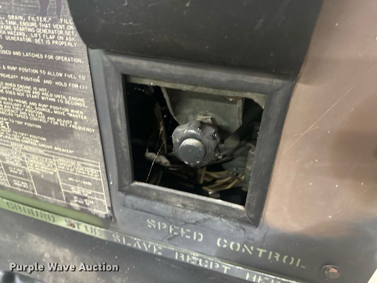 image for item EH6620 1986 Libby Welding Co. Inc. MEP003A generator set