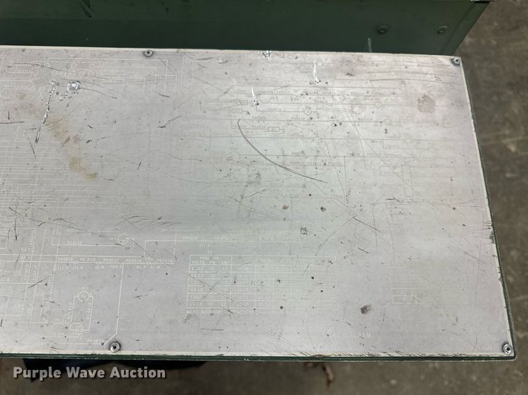 image for item EH6620 1986 Libby Welding Co. Inc. MEP003A generator set