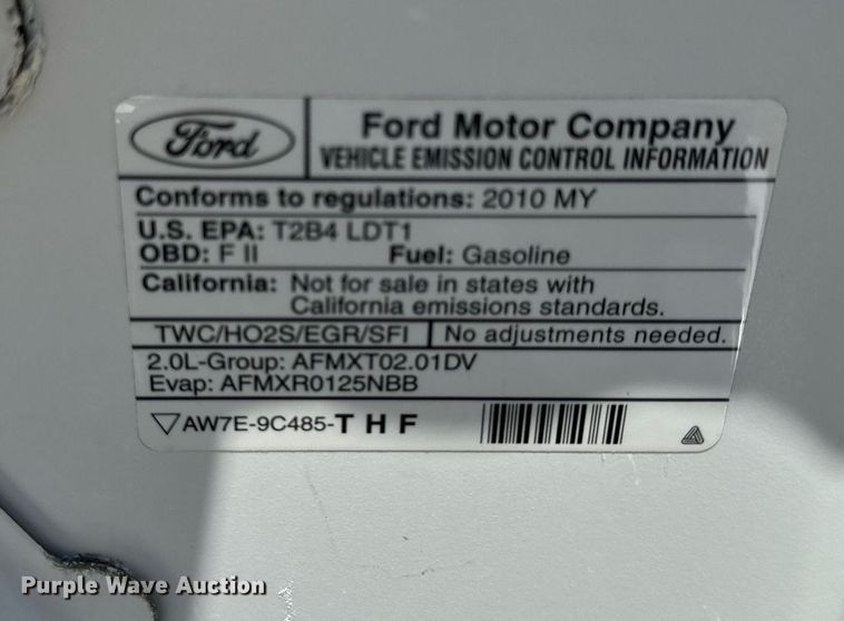 image for item EH6628 2010 Ford Transit Connect XLT van