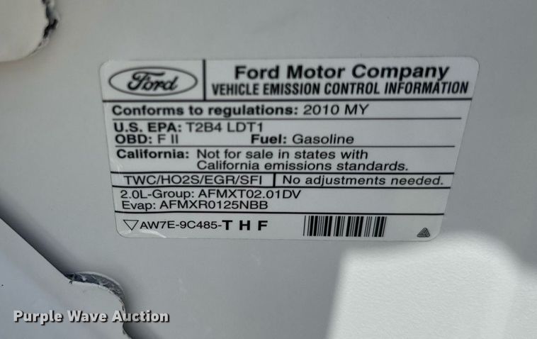 image for item EH6629 2010 Ford Transit Connect XLT van