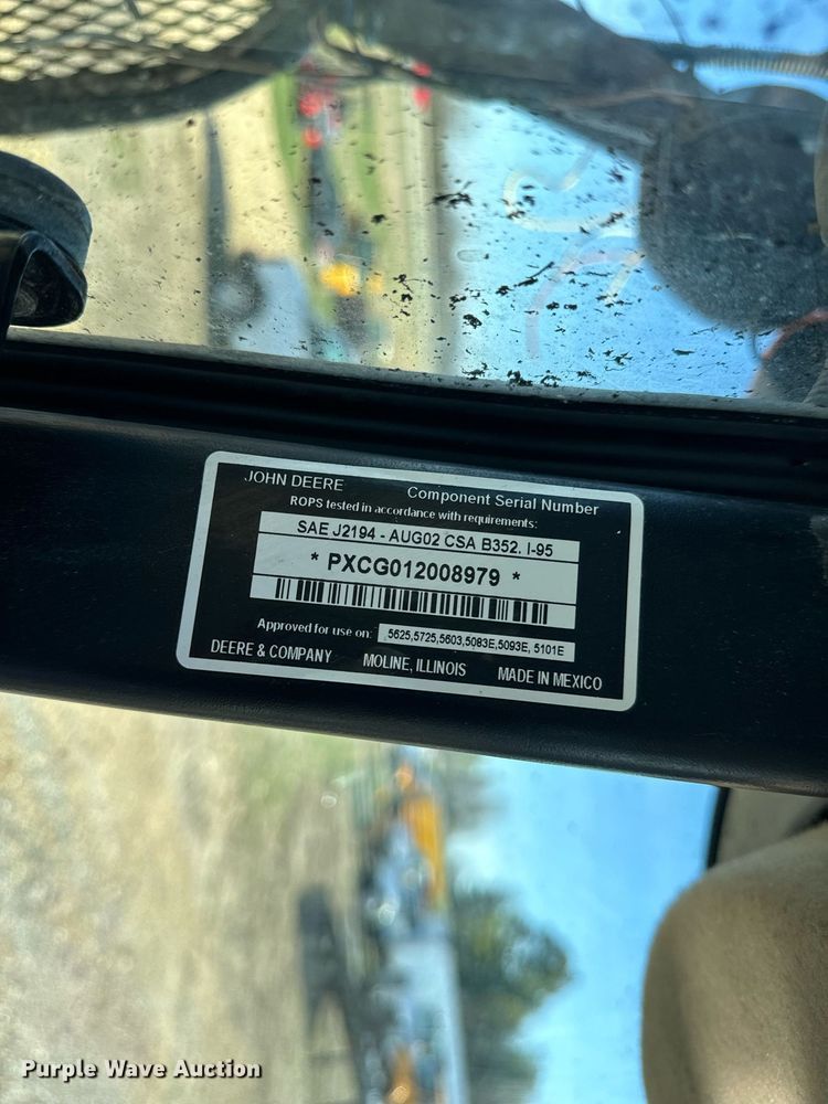 image for item EH6639 2009 John Deere 5101E MFWD tractor