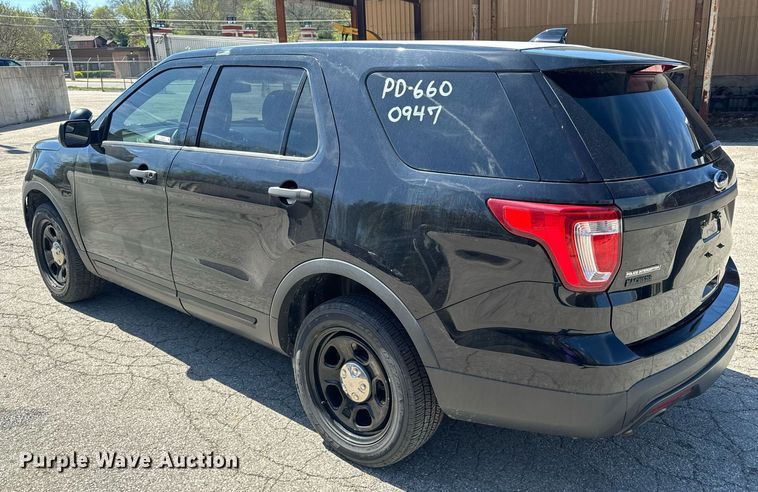 image for item EH6655 2016 Ford Explorer Police Interceptor  SUV