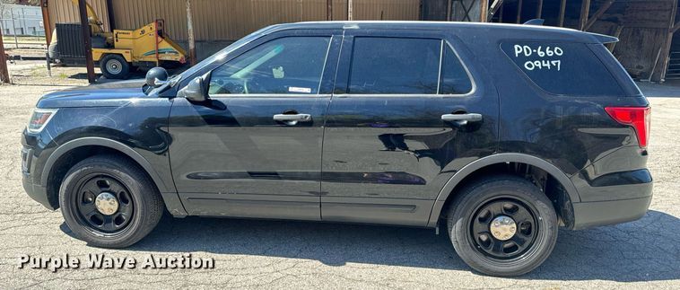 image for item EH6655 2016 Ford Explorer Police Interceptor  SUV