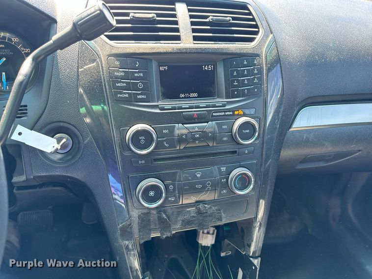 image for item EH6655 2016 Ford Explorer Police Interceptor  SUV