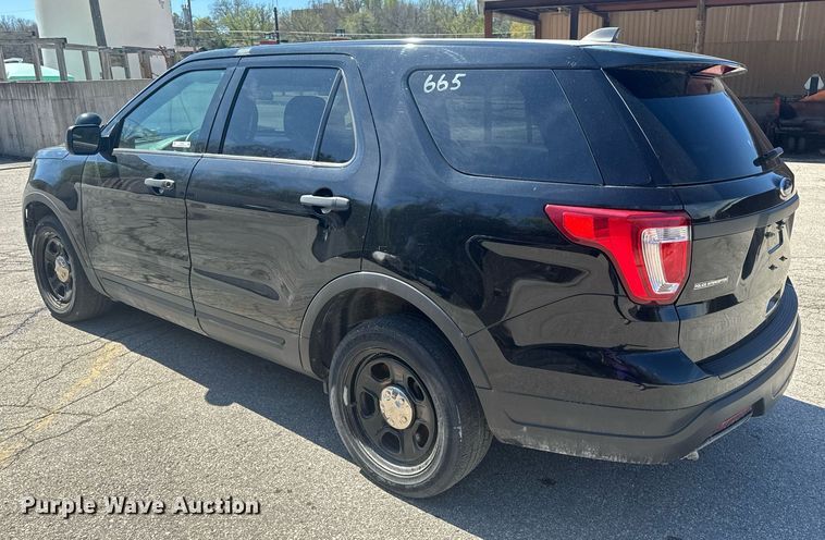 image for item EH6656 2018 Ford Explorer Police Interceptor SUV
