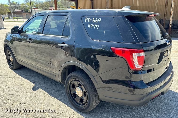image for item EH6657 2018 Ford Explorer Police Interceptor SUV
