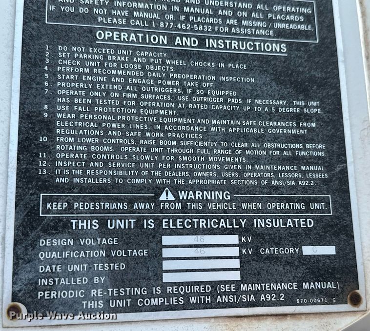 image for item EH6658 2002 Ford F450 Super Duty XL bucket truck