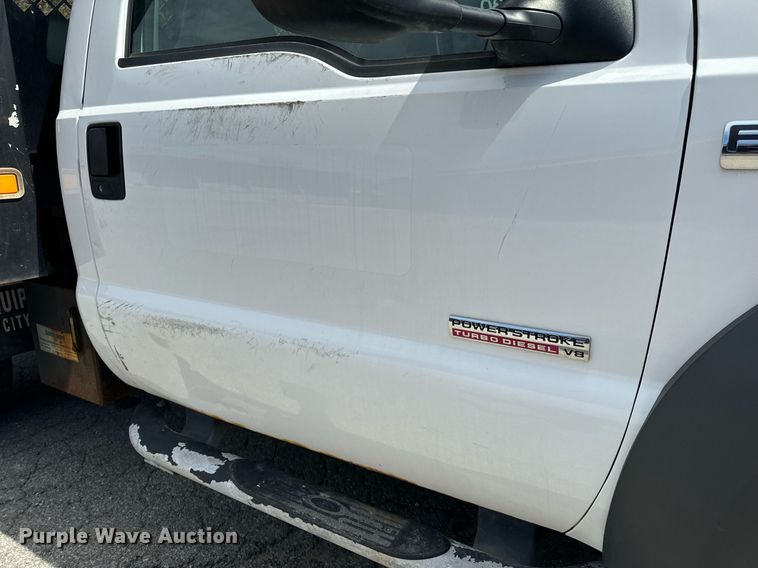 image for item EH6659 2005 Ford F550 Super Duty XL dump flatbed truck