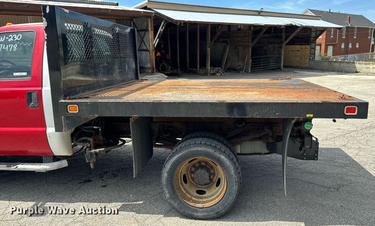 image for item EH6659 2005 Ford F550 Super Duty XL dump flatbed truck