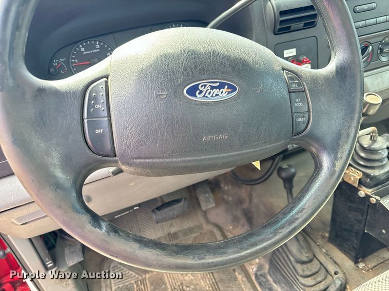 image for item EH6659 2005 Ford F550 Super Duty XL dump flatbed truck