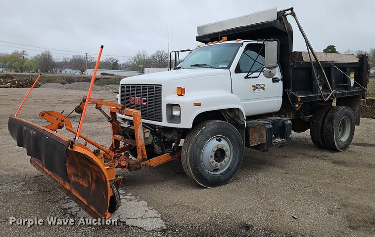 image for item EI3680 1995 GMC TopKick C6500 dump truck