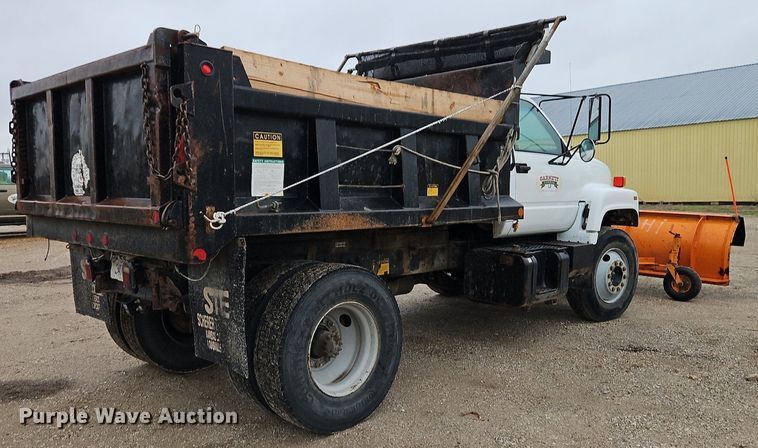 image for item EI3680 1995 GMC TopKick C6500 dump truck