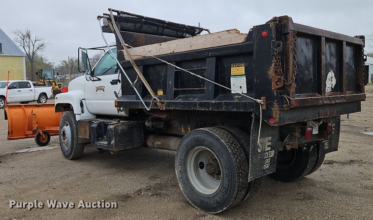 image for item EI3680 1995 GMC TopKick C6500 dump truck