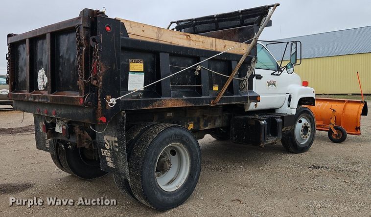 image for item EI3680 1995 GMC TopKick C6500 dump truck