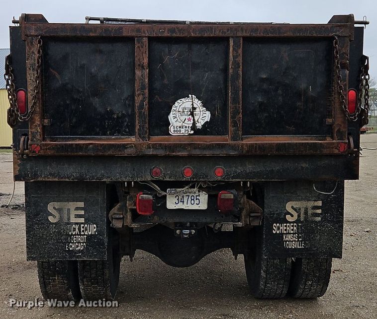 image for item EI3680 1995 GMC TopKick C6500 dump truck