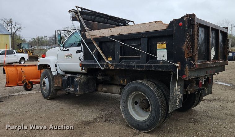 image for item EI3680 1995 GMC TopKick C6500 dump truck
