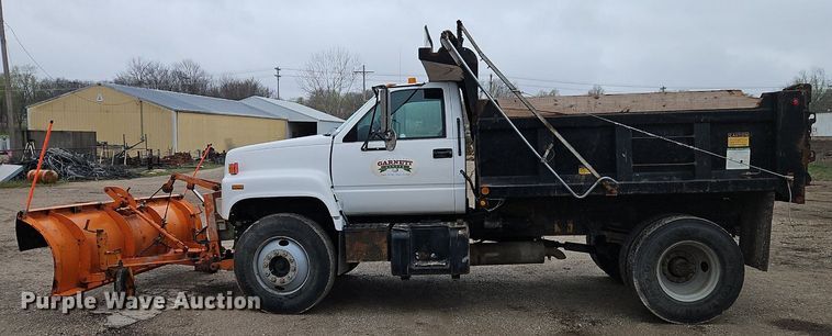 image for item EI3680 1995 GMC TopKick C6500 dump truck