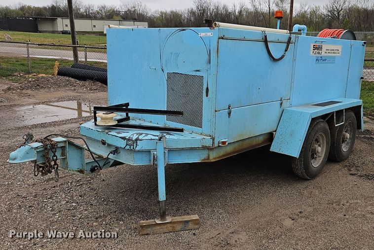 image for item EI3681 1991 Sreco Flexible HV2060TR/L sewer jetter trailer