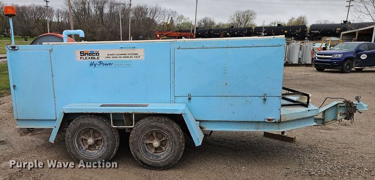 image for item EI3681 1991 Sreco Flexible HV2060TR/L sewer jetter trailer