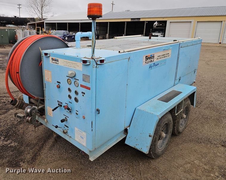 image for item EI3681 1991 Sreco Flexible HV2060TR/L sewer jetter trailer