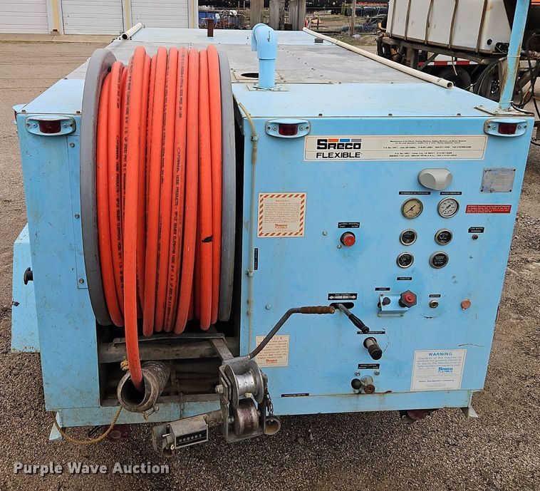 image for item EI3681 1991 Sreco Flexible HV2060TR/L sewer jetter trailer
