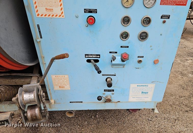 image for item EI3681 1991 Sreco Flexible HV2060TR/L sewer jetter trailer