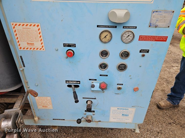 image for item EI3681 1991 Sreco Flexible HV2060TR/L sewer jetter trailer