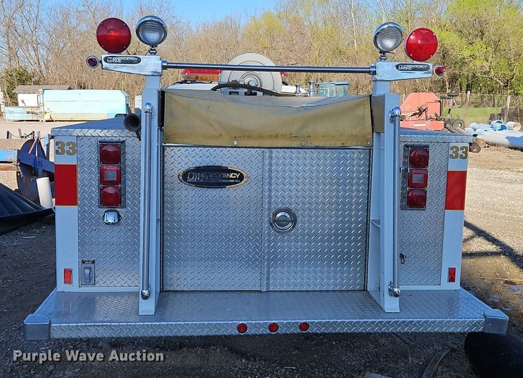 image for item EI3699 1982 GMC High Sierra 3500 pumper fire truck