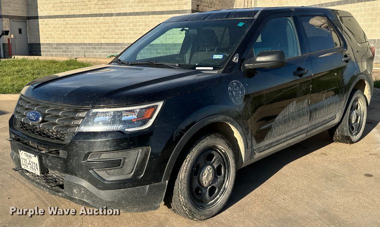 image for item EJ0364 2017 Ford Explorer Police Interceptor SUV