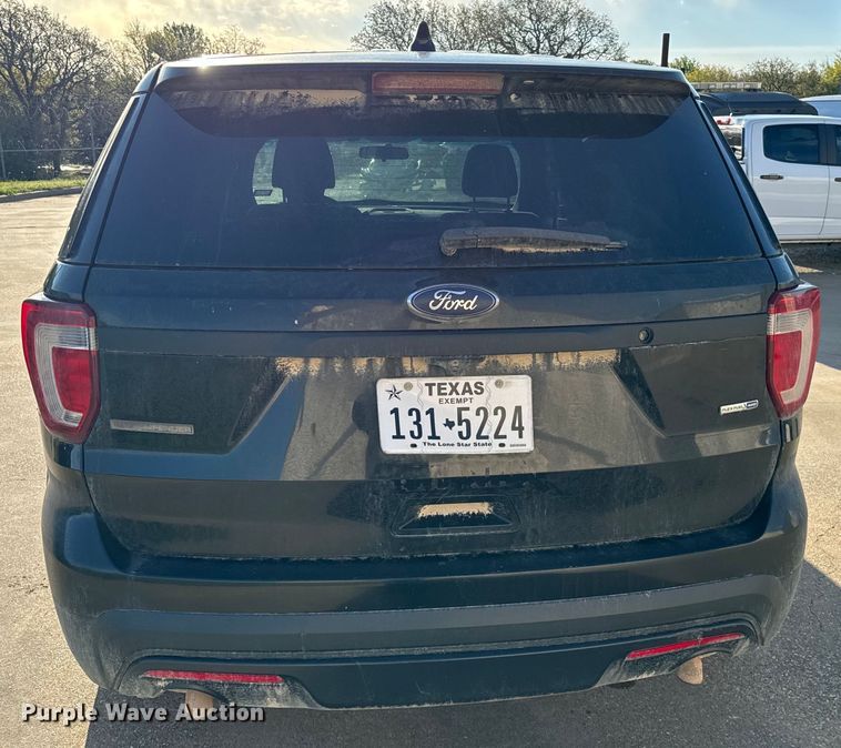 image for item EJ0364 2017 Ford Explorer Police Interceptor SUV