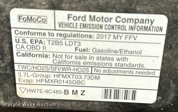 image for item EJ0364 2017 Ford Explorer Police Interceptor SUV