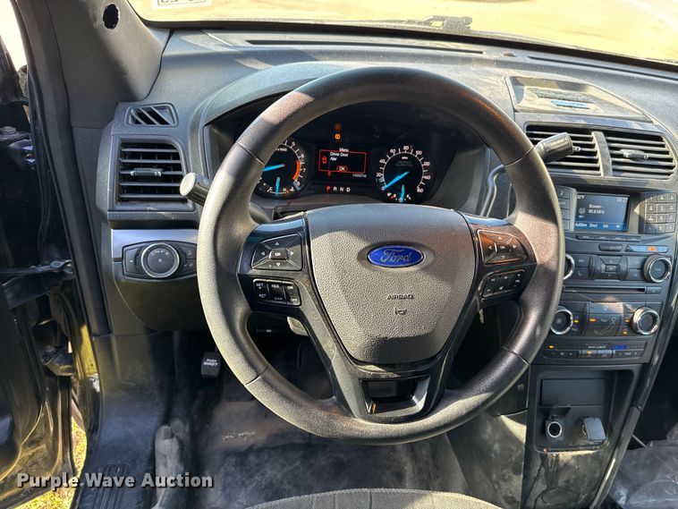 image for item EJ0365 2016 Ford Explorer Police interceptor SUV