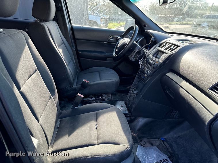 image for item EJ0365 2016 Ford Explorer Police interceptor SUV