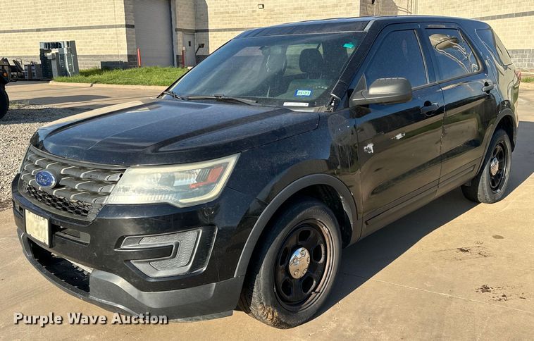 image for item EJ0366 2016 Ford  Explorer Police Interceptor SUV
