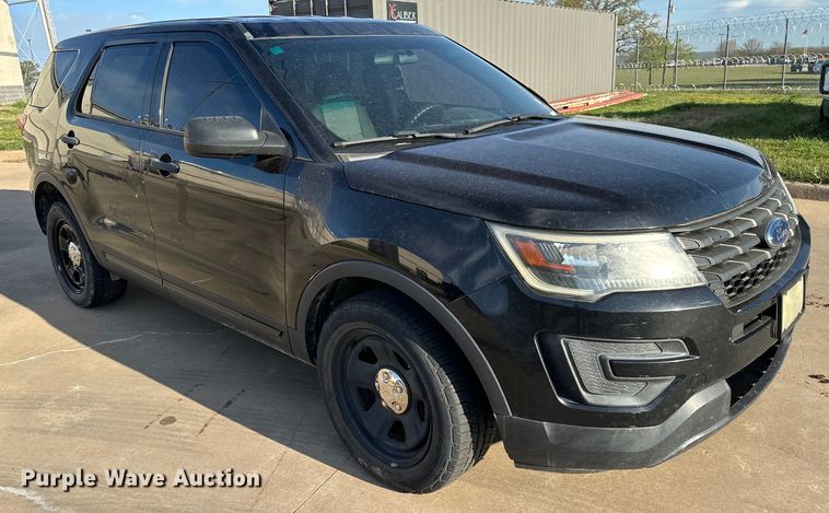 image for item EJ0366 2016 Ford  Explorer Police Interceptor SUV