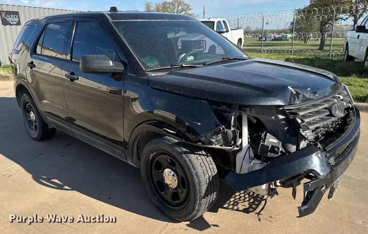 image for item EJ0367 2017 Ford Explorer Police Interceptor SUV