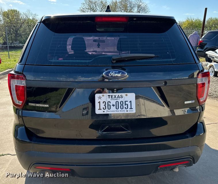 image for item EJ0367 2017 Ford Explorer Police Interceptor SUV