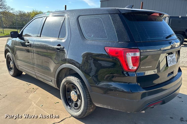 image for item EJ0367 2017 Ford Explorer Police Interceptor SUV