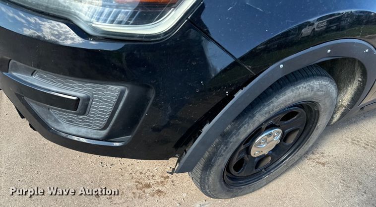image for item EJ0372 2017 Ford Explorer Police interceptor SUV