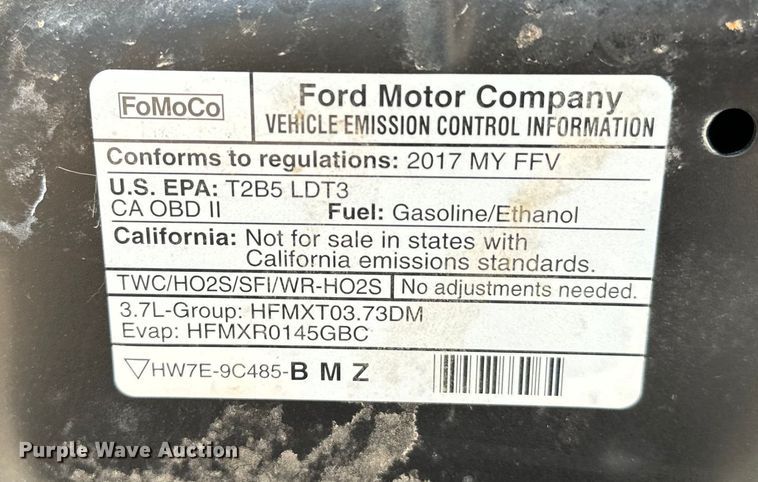 image for item EJ0372 2017 Ford Explorer Police interceptor SUV