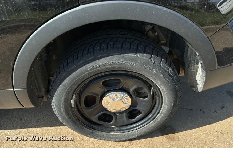 image for item EJ0372 2017 Ford Explorer Police interceptor SUV