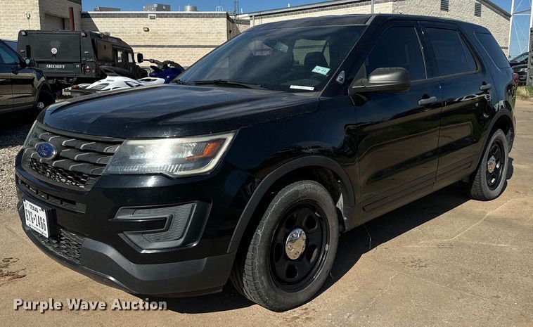 image for item EJ0373 2016 Ford Explorer Police Interceptor SUV