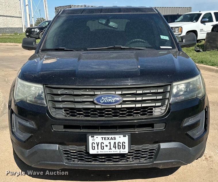 image for item EJ0373 2016 Ford Explorer Police Interceptor SUV