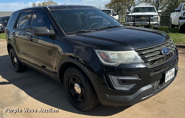 image for item EJ0373 2016 Ford Explorer Police Interceptor SUV
