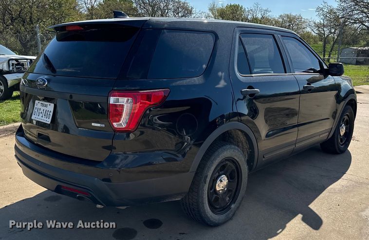 image for item EJ0373 2016 Ford Explorer Police Interceptor SUV