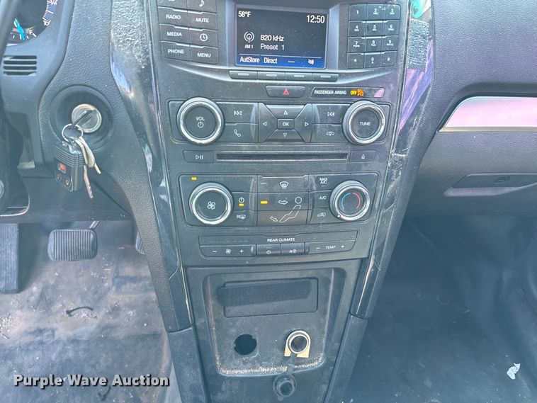 image for item EJ0373 2016 Ford Explorer Police Interceptor SUV