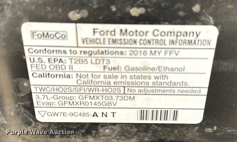 image for item EJ0373 2016 Ford Explorer Police Interceptor SUV