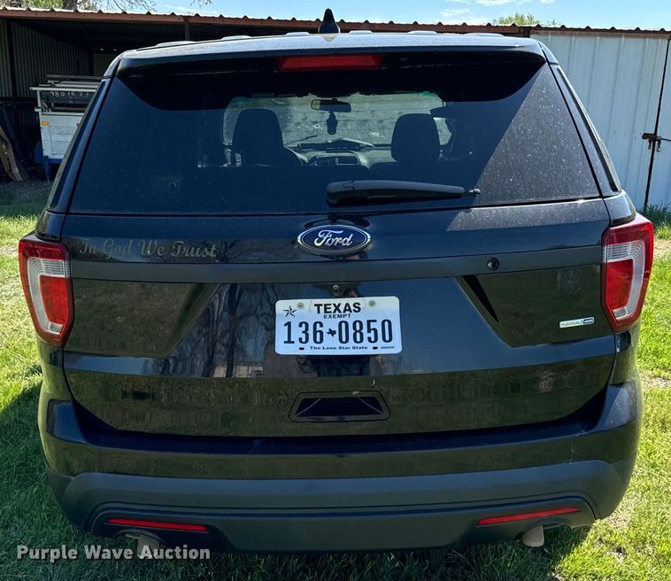 image for item EJ0375 2017 Ford Explorer Police Interceptor SUV