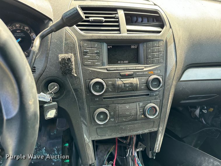 image for item EJ0375 2017 Ford Explorer Police Interceptor SUV