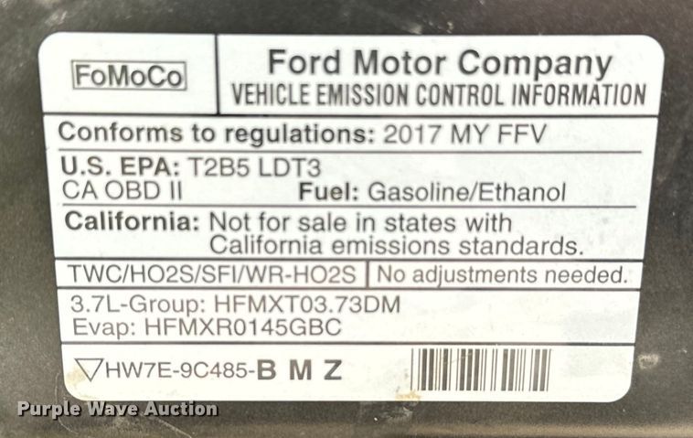 image for item EJ0375 2017 Ford Explorer Police Interceptor SUV